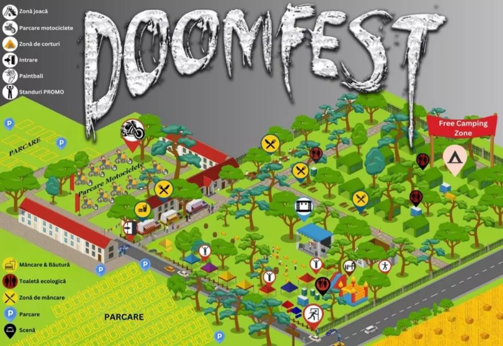 FESTIVAL CARITABIL DOOMFEST 2.0 2024. COLOR THE VILLAGE - VOLUNTARII SE REUNESC PENTRU A DA VIAȚĂ ȘI CULOARE UNUI SAT DIN BANAT