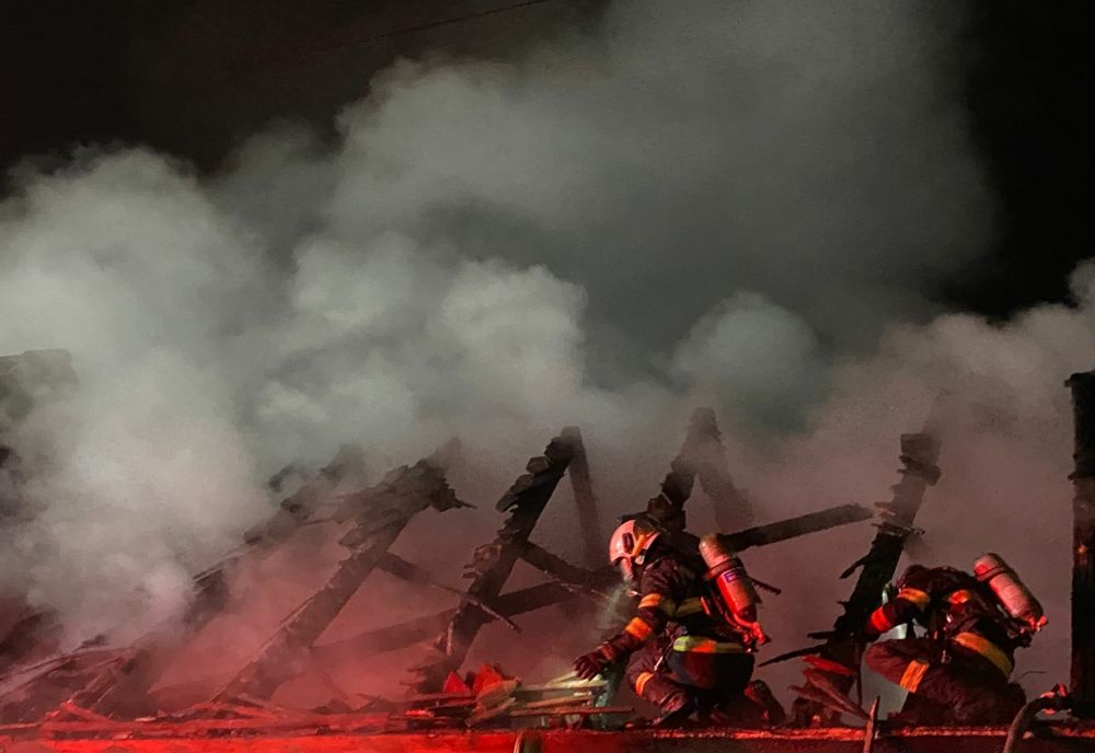 BĂTRÂNĂ MOARTĂ ÎNTR-UN INCENDIU, LA HOMOROD