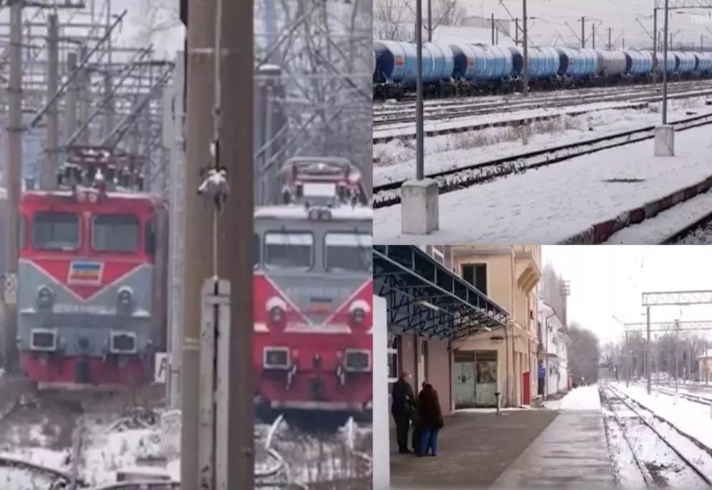 Haos în gări. Ninsoarea a blocat circulația feroviară. Călătorii așteaptă ore întregi în ger -VIDEO