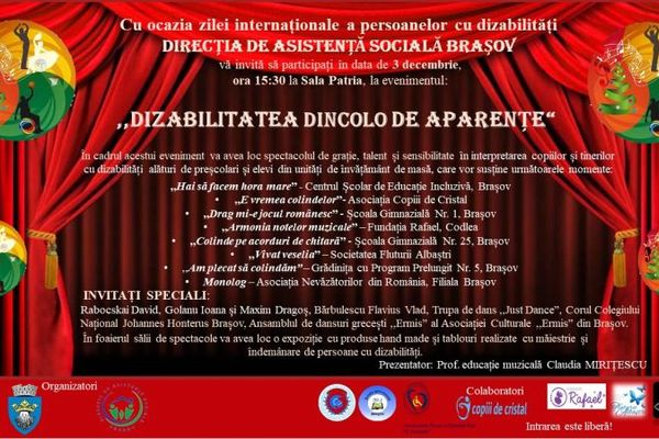 Spectacol oferit de persoanele cu dizabilități din Brașov