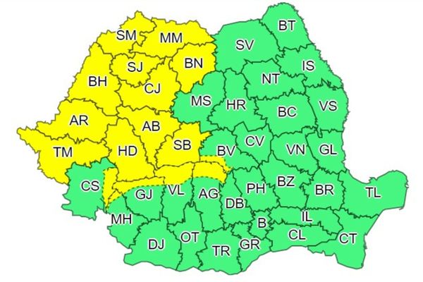 COD GALEBEN  de furtuni în 16 județe din țară