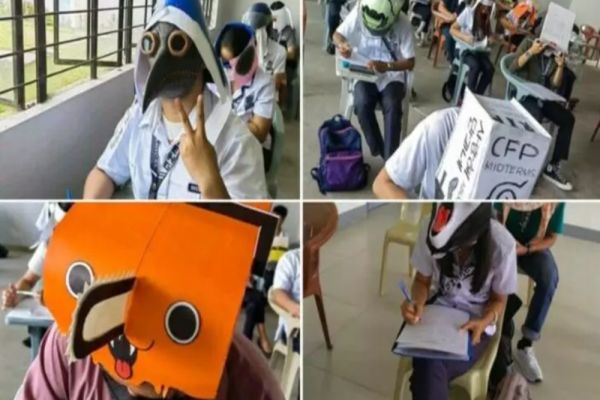 „Pălăriile anti-copiat” ale unor studenți din Filipine, virale pe rețelele de socializare | FOTO