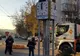 Ceas stradal montat într-o intersecție din Brașov