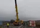 FOTO Trafic închis pe DN13, din cauza unui TIR răsturnat