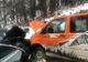 FOTO+VIDEO Microbuz cu 7 copii, implicat într-un accident rutier