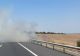 AUTOSTRADA SOARELUI, ÎNCHISĂ LA KILOMETRUL 169 DIN CAUZA UNUI INCENDIU DE VEGETAȚIE: TRAFIC DEVIAT 
